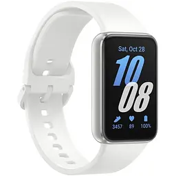 Фітнес-трекер Samsung Galaxy Fit 3 40мм (R390) AMOLED, BT 5.3, 16/256МБ, сріблястий - мініатюра 2