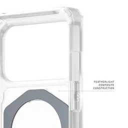 Чохол UAG для iPhone 17 Pro, Plasma XTE MagSafe, Clear/Titanium teh0019323 - мініатюра 6