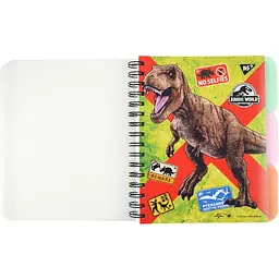 Зошит для записів Yes Jurassic World Dino Tracker А5 пластикова обкладинка 144 аркуші (681872) - мініатюра 3