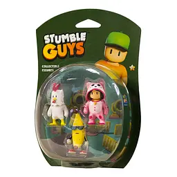 Набір колекційних фігурок Stumble Guys Курча, Банан, Мяумер 3 шт. х 6 см (SG2020-6) - мініатюра 3