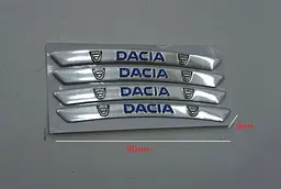 Емблема обода колеса Dacia 4 шт Алюміній наклейка на диски на скотчі - мініатюра 2