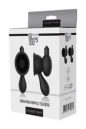 Помпа для сосків DreamToys Pleasure Pumps Vibrating Nipple Teasers 6.3 см чорний - мініатюра 5