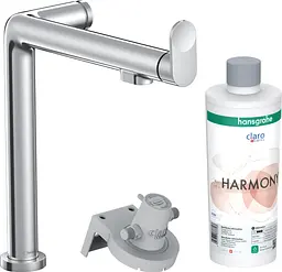 Змішувач Hansgrohe Aqittura M91 FilterSystem 240 1jet кухонний сет з Harmony 76802000 Chrome