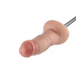 Гіперреалістичний фалоімітатор для секс-машин Hismith Hyper Realistic Silicone Dildo, KlicLok - мініатюра 7