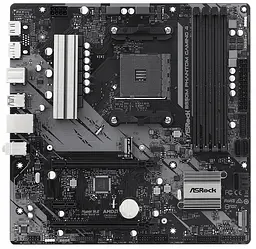 Материнська плата AM4 (B550) ASRock B550M Phantom Gaming 4, B550, 4xDDR4, CrossFireX, Int.Video(CPU), 4xSATA3, 2xM.2, 1xPCI-E 16x 4.0, 1xPCI-E 16x 3.0, 1xPCI-E 1x 3.0, ALC887, RTL8111H, 8xUSB3.2/4xUSB2.0, HDMI/DP, Micro ATX - мініатюра 2