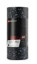 Роллер масажер (валик, ролик) Hop-Sport 3 в 1 EPP 33см HS-P033DYG чорно-синій - мініатюра 2