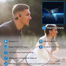 Водонепроникні навушники для плавання ESON X34 32 ГБ з MP3-плеєром IP68 - мініатюра 5