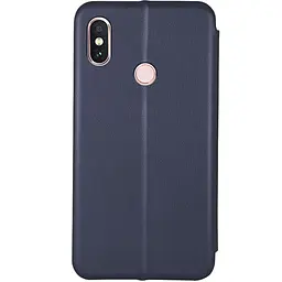 Шкіряний чохол-книжка Classy для Xiaomi Redmi Note 5 Pro / Note 5 (DC) Темно-синій - мініатюра 2