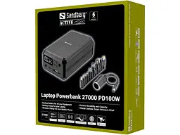 Зовнішній акумулятор (Power Bank) Sandberg 27000mAh (421-13) - мініатюра 7