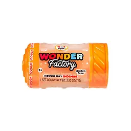 Незастигаюча маса для ліплення в баночці Wonder Factory 595120(Orange) 5x5x8 см
