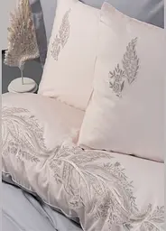  Комплект постільної білизни євро 200х220 Sheen - Grey сатин TC303375734 TURComFor   - мініатюра 2