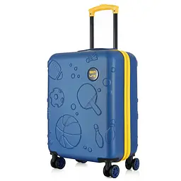 Валіза мала дитяча Semi Line 20 дюймів (S) дюймів (S) ABS-Plastic Blue/Yellow (T5888-2)