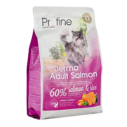 Сухий корм Profine Derma для дорослих довгошерстих кішок, з лососем та рисом, 2 кг - мініатюра 5