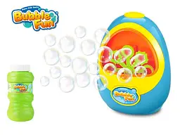 Набір для бульбашок BUBBLE FUN на батарейках "Міні-генератор" синій/оранжевий (17,3x9x19,7см)