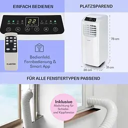 Кондиціонер мобільний Klarstein Pure Blizzard Smart 9k (10035807) - мініатюра 5