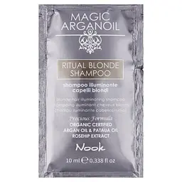 Шампунь для сяйва світлого волосся Nook RITUAL BLONDE 10 мл