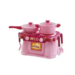 Ігровий набір Кухонна плита "Cooking Plate with Dishes" ЮНІКА 71825, 7 предметів
