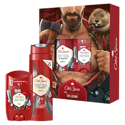 Подарунковий набір Old Spice Deep Sea: Твердий дезодорант 50 мл + Гель для душа 250 мл - мініатюра 3