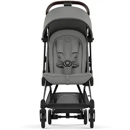 Прогулянковий візочок Cybex Coya Chrome Dark Brown Mirage Grey, сірий (522004395) - мініатюра 2