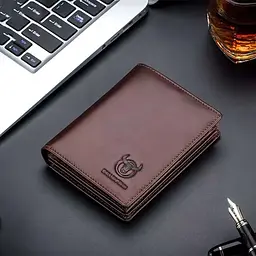 Чоловічий шкіряний гаманець BULL 12х9.5х2.5 см acs0029248 - мініатюра 7