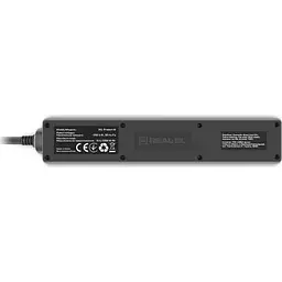 Мережевий фільтр живлення REAL-EL RS-PROTECT M 10m, black (EL122300037) - мініатюра 7