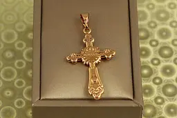 Хрестик Xuping Jewelry Вознесення 3,8 см золотистий - мініатюра 2