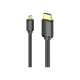Кабель мультимедійний HDMI to Micro HDMI 1.5m V2.0 4K 60Hz 18Gbps HDR Dolby VENTION (AGIBG) - мініатюра 2