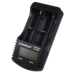 Зарядний пристрій Liitokala Lii-300 на 2 слоти (для Ni-MH, Ni-CD, Li-Ion) + блок живлення - мініатюра 5