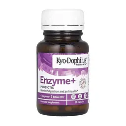 Вітамінно-мінеральний комплекс Kyolic Пробіотик з ферментами, Kyo Dophilus, Enzyme+Probiotic, 60 капсул (WAK-60241) - мініатюра 3