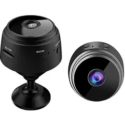 Камера відеоспостереження Pix-Link бездротова A9 720P/1MP шпигунська IP міні Wi-Fi камера Black (18655) - мініатюра 4