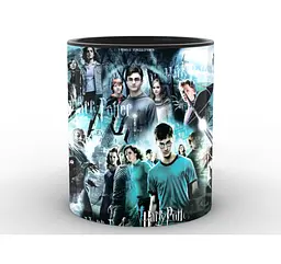 Кружка GeekLand Harry Potter Гаррі Поттер історія магії HP.02.020 чорна - мініатюра 2