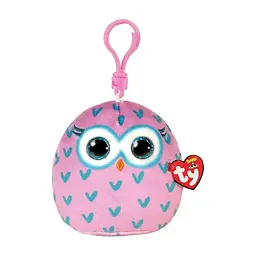 М'яка іграшка Ty брелок Squish-a-boos Сова Вінкс 12 см (39573)