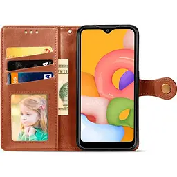 Чохол-книжка GETMAN Gallant Cover Case для Xiaomi Redmi 13C / Poco C65 Brown [100968] - мініатюра 3
