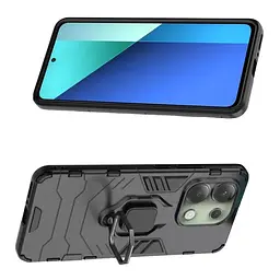 Чохол бампер Primolux Ring Armor для Xiaomi Redmi Note 13 Pro 4G Black - мініатюра 3