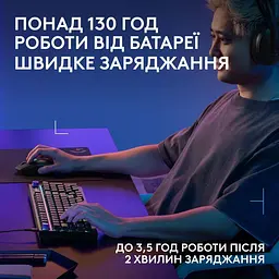 Мышь Logitech G305 X Superlight Wireless Gaming Mouse Black (910-007739) - миниатюра 4