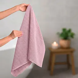 Набір рушників махрових GM Textile Milado 40x70 см 100% бавовна. Щільність 550 г/м2 3 шт. рожевий - мініатюра 3