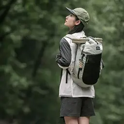 Рюкзак Naturehike NH20BB206 20 л графіт в клітинку - мініатюра 4