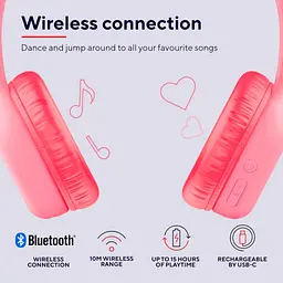Навушники Trust Nouna Kids Wireless Pink (25274) - мініатюра 4