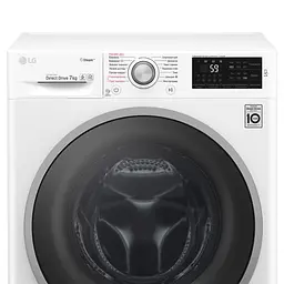 Пральна машина LG з фронтальним завантаженням F2J6HSR1W, 7кг, 1200, A+++-10%, Пар, глибина 45см, Дисплей, Інвертор, Білий (F2J6HSR1W) - мініатюра 10