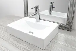 Змішувач для умивальника Rea Tess chrom низький REA-B8801, Хром - мініатюра 6