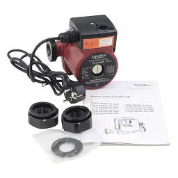 Насос циркуляційний 130Вт Hmax 7м Qmax 87л/хв Ø1½" 130мм + гайки Ø1" AQUATICA (774139) - мініатюра 8