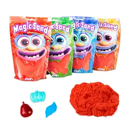 Кінетичний пісок Magic Sand червоний 350 г - мініатюра 2