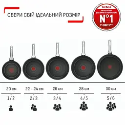 Сковорода Tefal Expertise 30см чорний (G3210702) - мініатюра 10