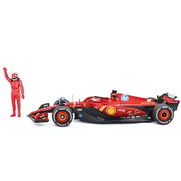 Автомодель з фігуркою Bburago Ferrari SF-24 (18-26823) - мініатюра 3