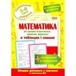 Математика в таблицях і схемах. 5-6 класи - Олександр Каплун