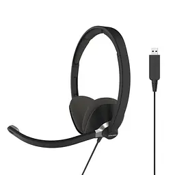 Гарнітура комп'ютерна стерео On-Ear CS300, USB, Uni Mic, 2.4м, Чорний Koss teh0013144