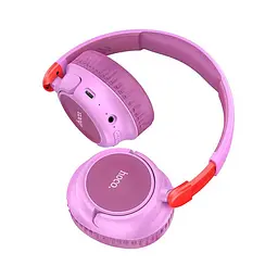 Bluetooth Стерео Гарнітура Hoco W43 | BT5.3, AUX / TF, 25h, Touch Control | Фіолетовий - мініатюра 2