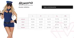 Еротичний костюм Roxana 6355 XXL синій - мініатюра 4