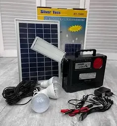 Зарядна станція Silver Toss ST1980 + сонячна панель + лампи + ліхтар - мініатюра 8