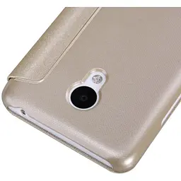 Чохол-книжка Nillkin Sparkle case Meizu M3 Gold - мініатюра 2